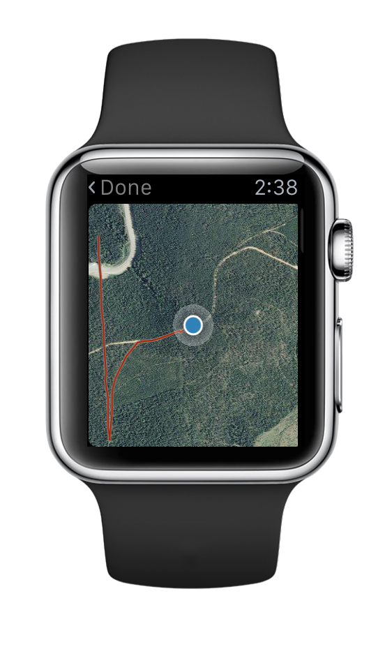 Gps watch discount with topo maps