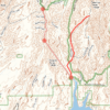 A hybrid route from Curecanti Creek to Blue Mesa Reservoir, Gunnison County, CO.