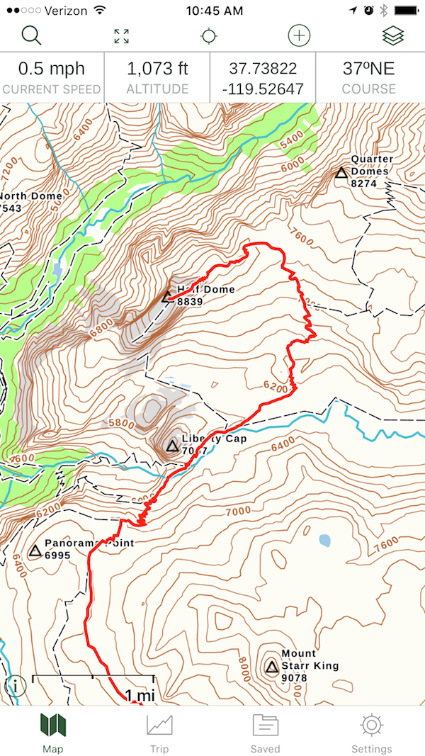 Gaia GPS vs AllTrails