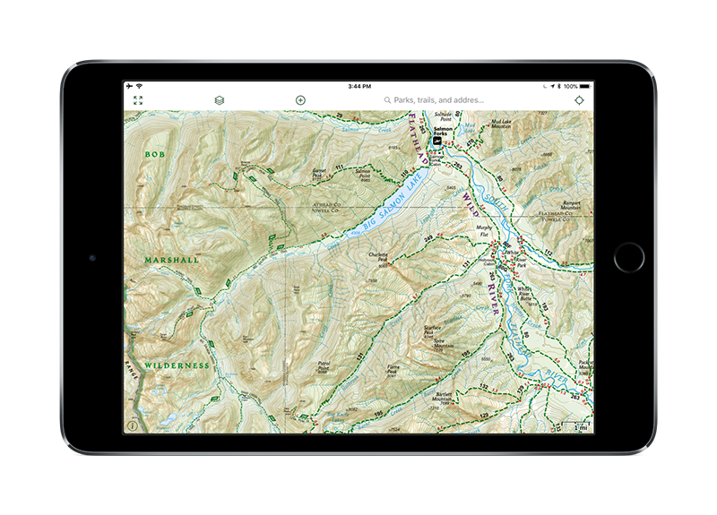 Gaia GPS Adds Bob Marshall Wilderness to National Geographic Map Layer