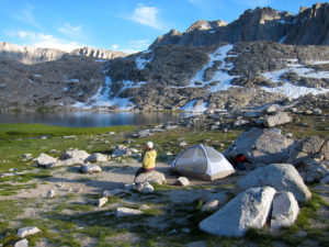 camp set up on the JMT photo by Miguel Vieira