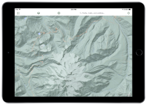 Gaia GPS NeoTreks Land Use hiking maps