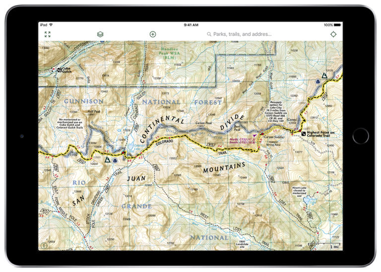 NatGeo Colorado Trail Maps Now Available in Gaia GPS Gaia GPS