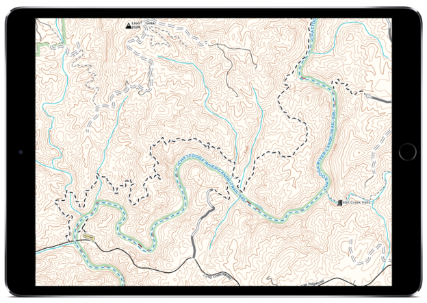 Map Updates MVUM and USFS Roads - Ipad Usfs 624x442 
