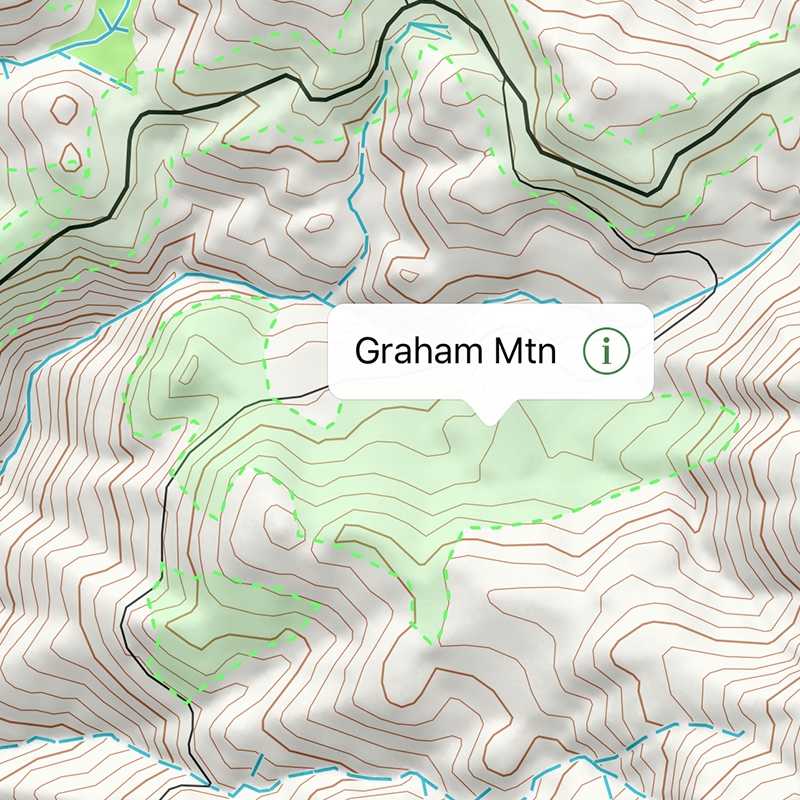 a map of areas that were recently logged for timber