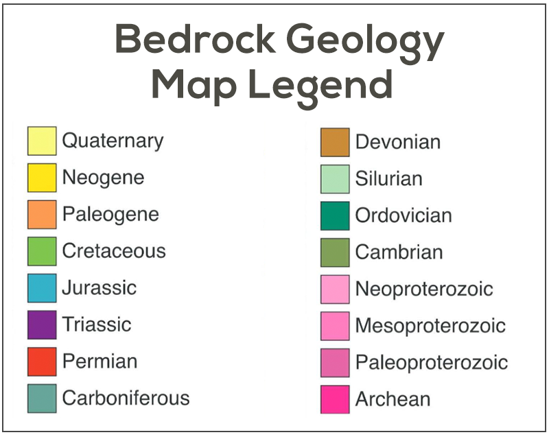Geologic Map Legend 