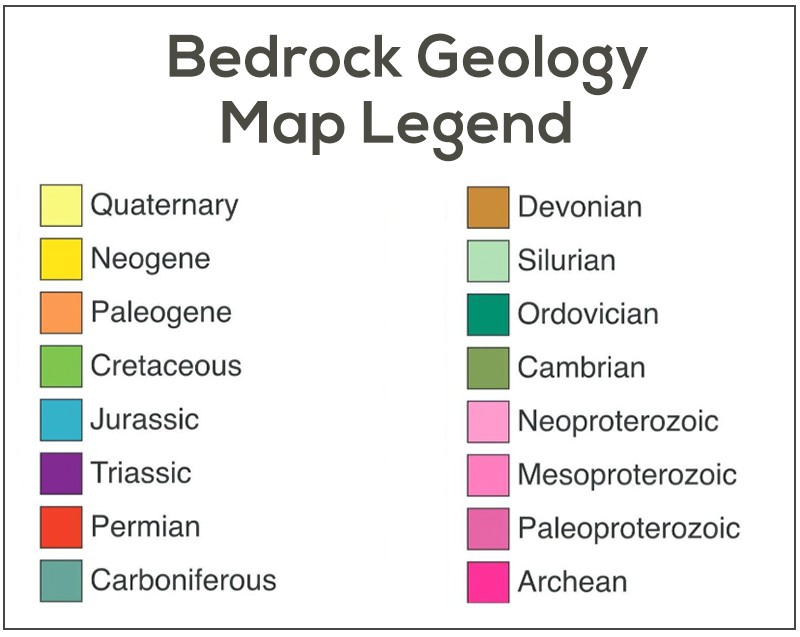 What Is A Map Legend Geologic Map Legend - Gaia Gps