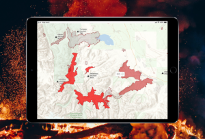 Canada Wildfires map overlay