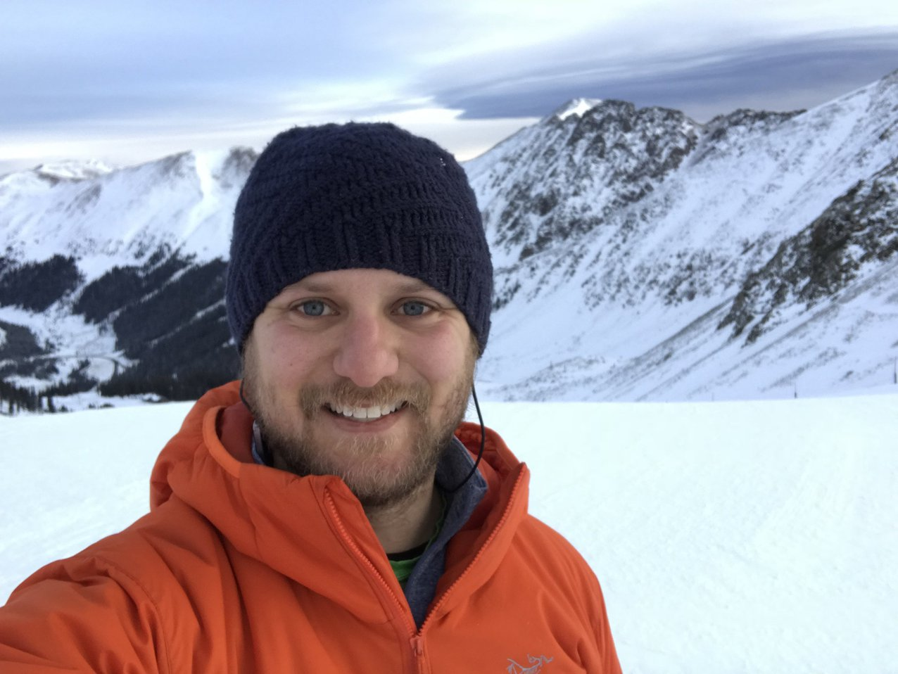 Jon selfie in the mountains
