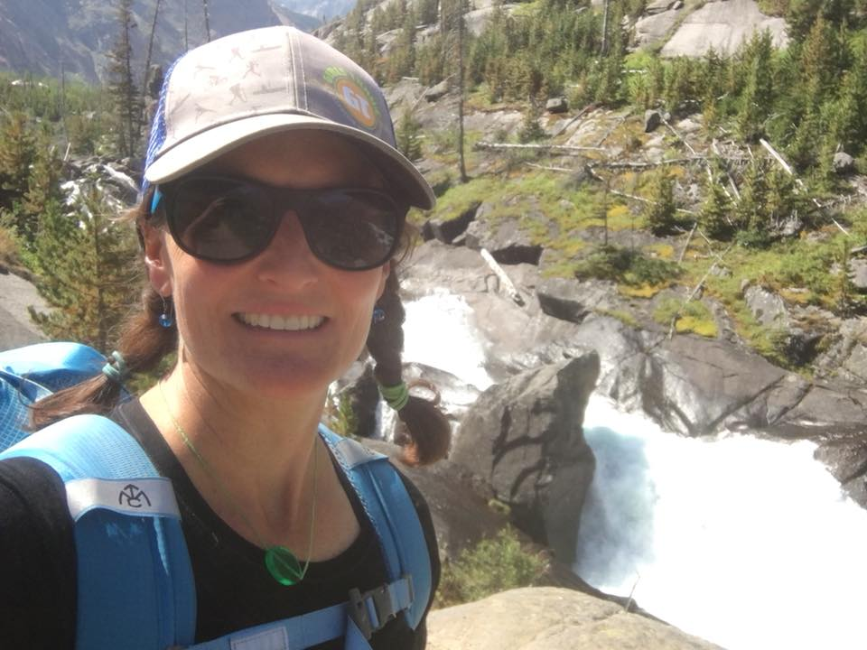 Mary selfie in front of a river