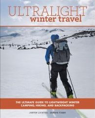 The cover of Lichter's book, Ultralight Winter Travel, shows Lichter backcountry skiing.