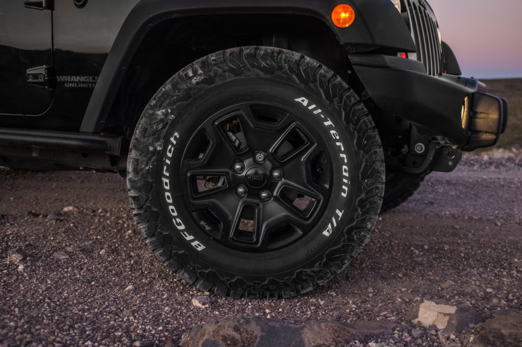 BF Goodrich All Terrain tires on jeep