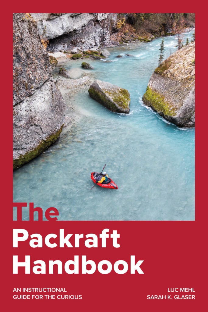 Book jacket of Luc's book, "The Packraft Handbook."