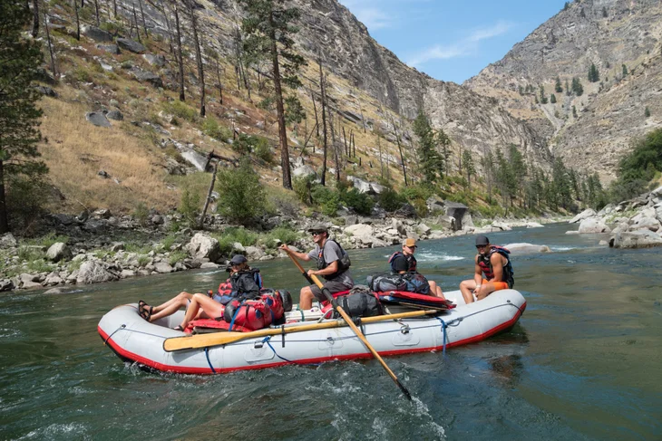 Whitewater rafting, Middle Fork of the Salmon River, Idaho, United States 