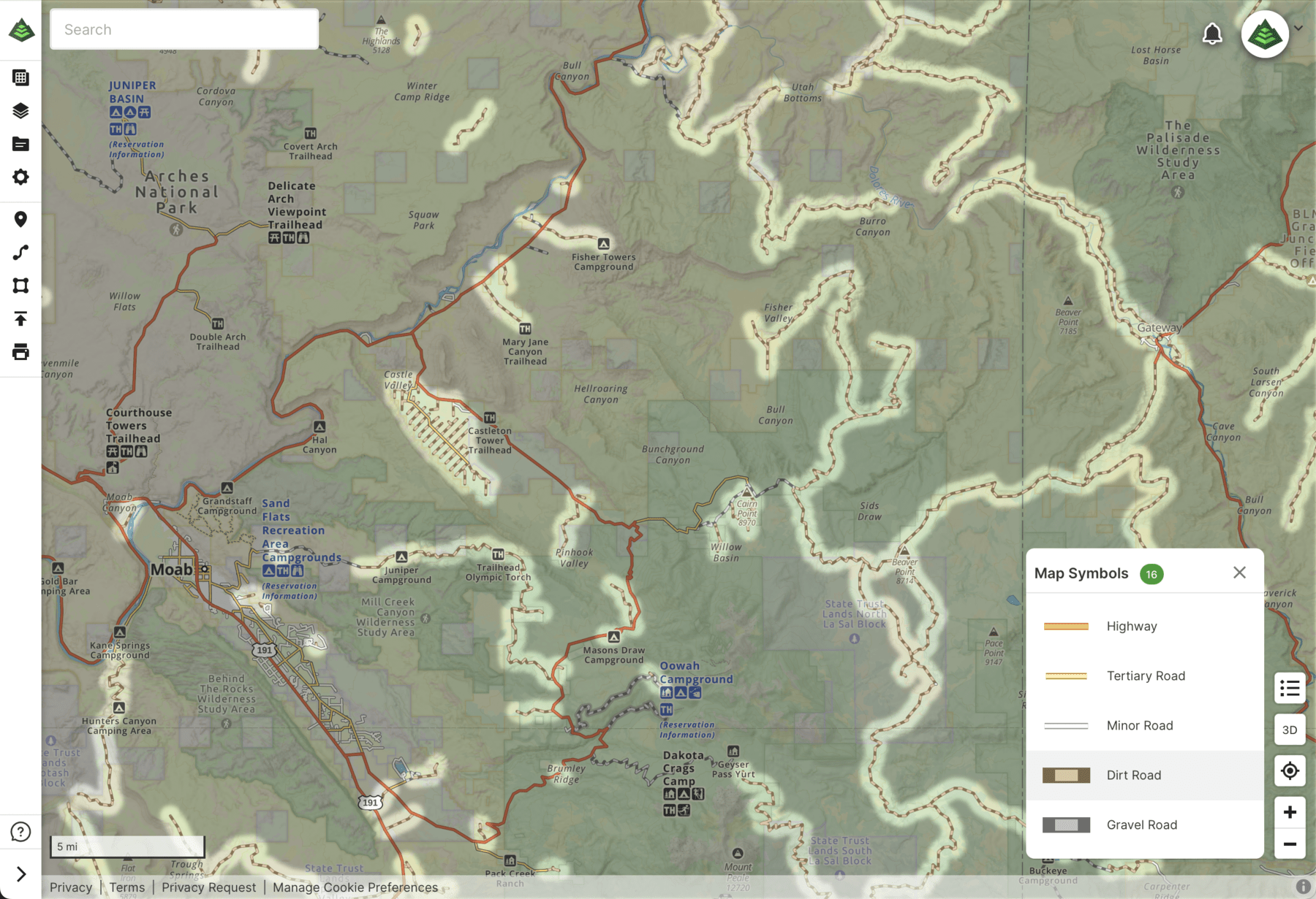 AZT Wool Blend Topo Print Socks – Explore the Arizona Trail